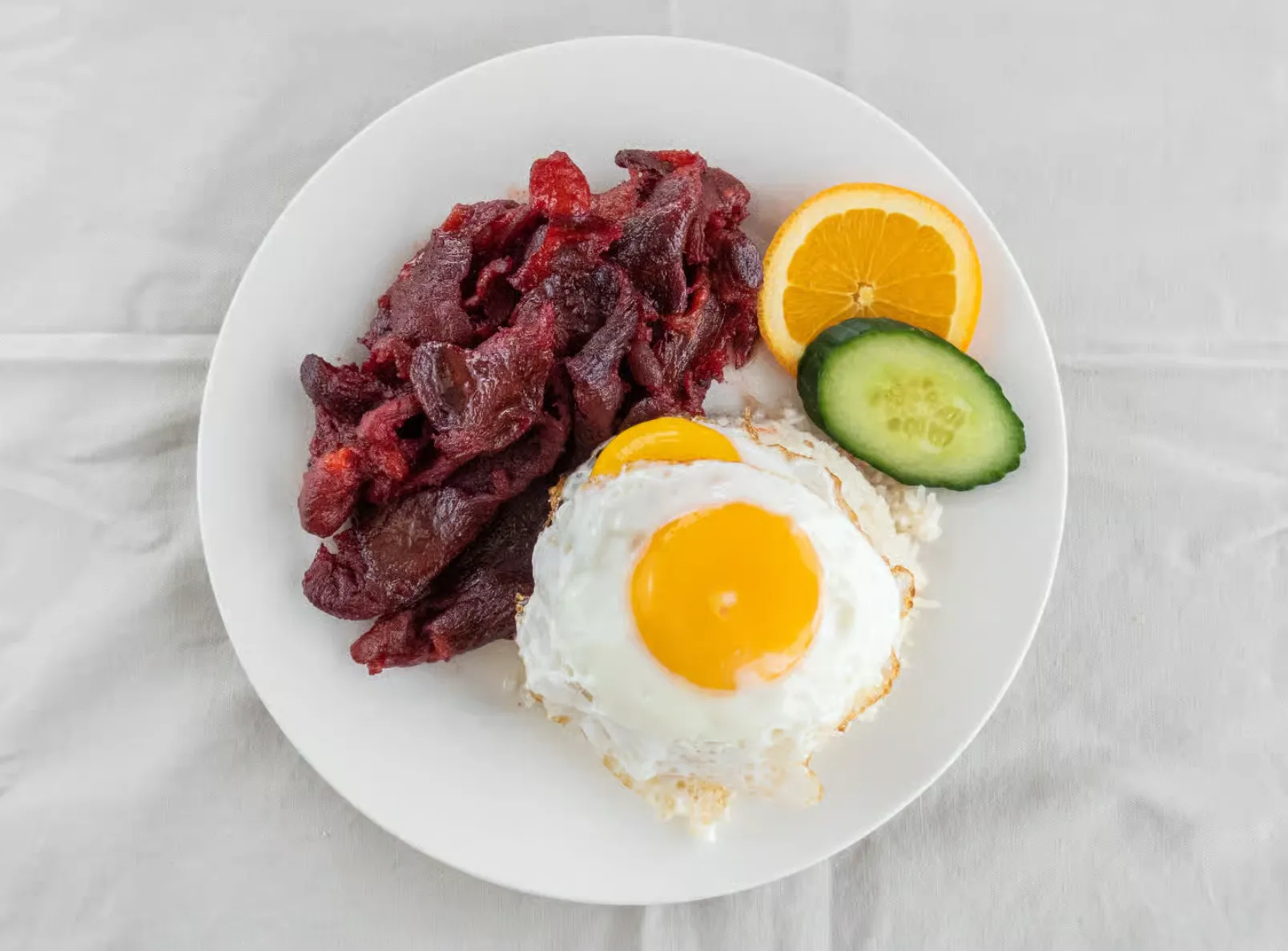 Best Tocino Filipino breakfast at Juvian's Restaurant Waterford in Winnipeg, MB